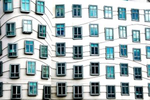 Vladu Milunićovi se na finální podobě domu podařilo spolupracovat s již tehdy významným americkým architektem a představitelem dekonstruktivismu Frankem O. Gherym. Parcelu zakoupila a výstavbu domu financovala nizozemská pojišťovna Nationale Nederlanden. Budově se nakonec nepodařilo vtisknout pouze kulturní náplň, jak si Vlado Milunić představoval. „Velmi mě mrzí, že postavený dům je dnes plný nepřístupných kanceláří s drahou restaurací v posledním patře a nikoli domem všem přístupné kultury," komentoval situaci v roce 2003.