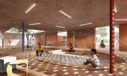 Čeští lékaři a LUNI architekti staví dětskou kliniku, která zajistí péči o nemocné se srpkovitou anémií. (vizualizace)