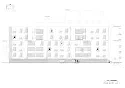 Pohled severní - architektonické návrhy řešení v průběhu projekční přípravy