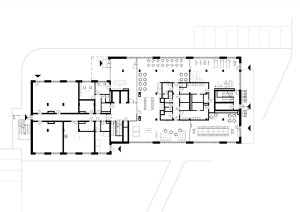 Domeq, Studio Acht / Václav Hlaváček, půdorys 1NP