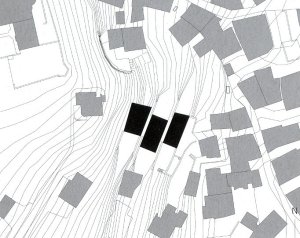 Bytový komplex v Samedanu, Mierta & Kurt Lazzarini Architekten, situace