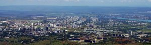 Panoramatický pohled na Brasílii