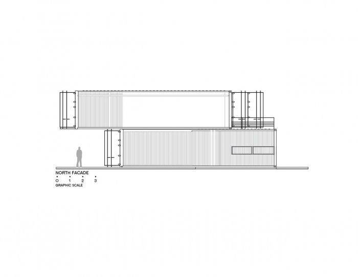 S+ diseño, Huiini House - půdorys pohled