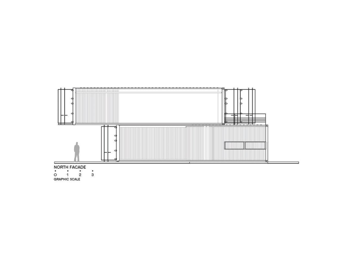 S+ diseño, Huiini House - půdorys pohled