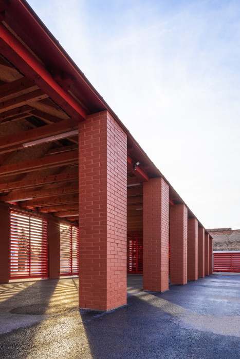 Hasičská zbrojnice a zázemí technických služeb v Líbeznicích, Ehl&Koumar architekti/ Lukáš Ehl, Tomáš Koumar, Jaroslav Malina, Jan Lankaš