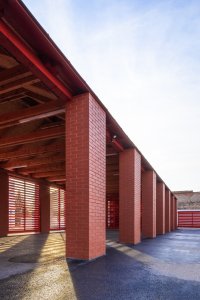 Hasičská zbrojnice a zázemí technických služeb v Líbeznicích, Ehl&Koumar architekti/ Lukáš Ehl, Tomáš Koumar, Jaroslav Malina, Jan Lankaš