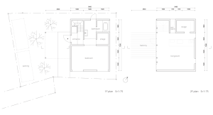Tetsuo Yamaji Architects, Module Grid House, situace, půdorys – foto