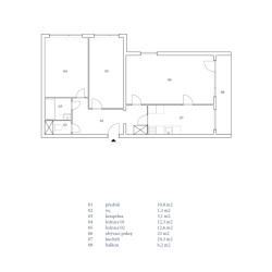 Půdorys - původní stav