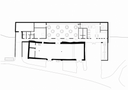 Taneční sál pod vinohradem, SPPA Architekten, půdorys