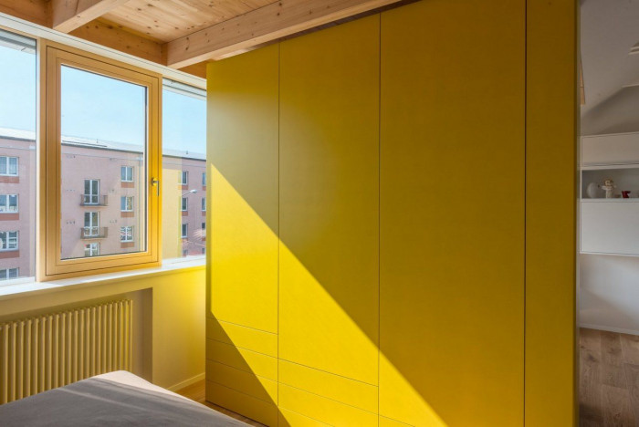 masparti, Podkrovní byt na třídě Míru – foto