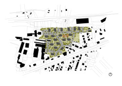 Městské bytové domy v Plzni, Projectstudio8: Situace