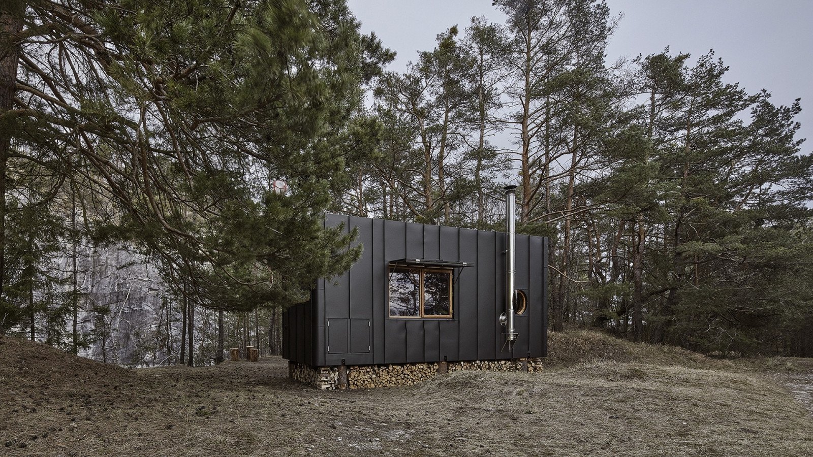 Mobilní útulna Aranka od Martina Kožnara ze studia Martin Kožnar Architekt, realizace 2019