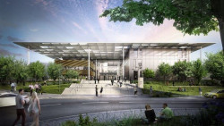 Bogle Architects, ELI, polyfunkční budova, vizualizace – foto