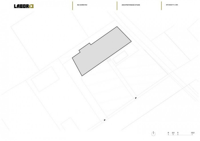 Labor13, Josef Bobeš Novotný - RD v Chomutově, situace - foto