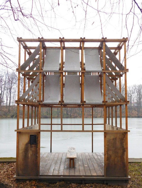 Japonský čajový pavilon od slovenského ateliéru GRAU Architects, 2022