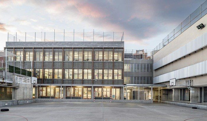 Škola v Barceloně od Harquitectes