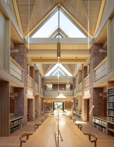 Nová knihovna při Magdalene College Cambridgeské univerzity od Niall McLaughlin Architects