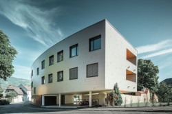 Architekti ze studia Nussmüller Architekten navrhli nové studentské koleje v rakouském Leobenu