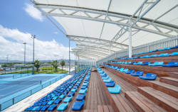 Park od studia Crossboundaries v čínském Šen-čenu