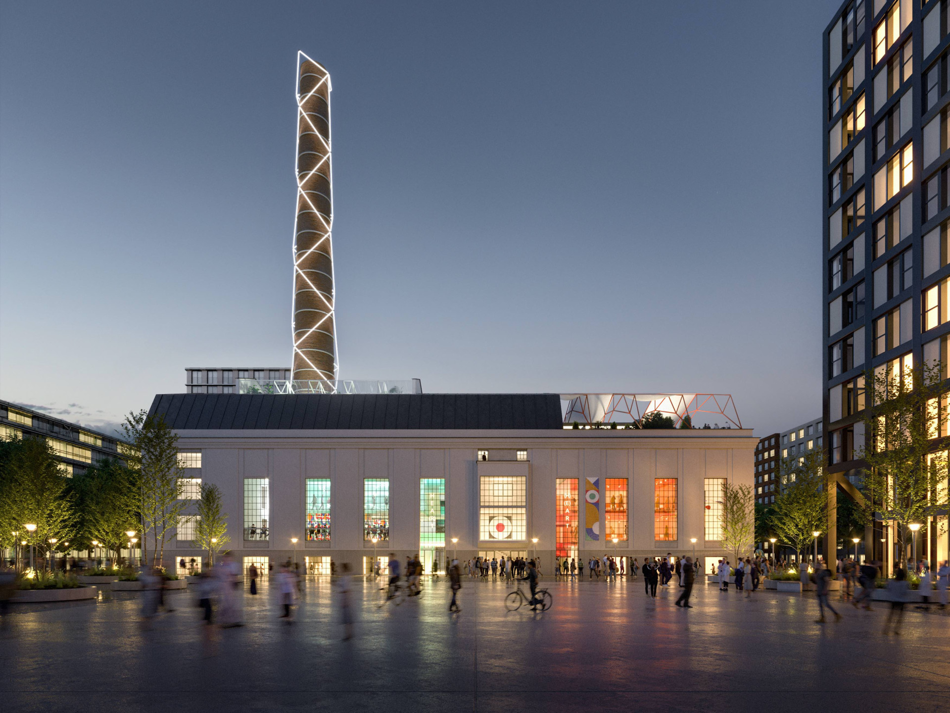 Nová Zbrojovka - Kotelna, vizualizace Kotelna