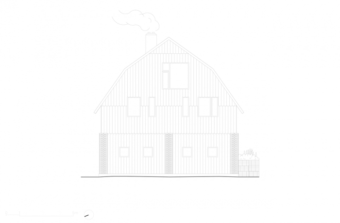 Studio Raketoplán, Stodola Benešov, pohled severní – foto