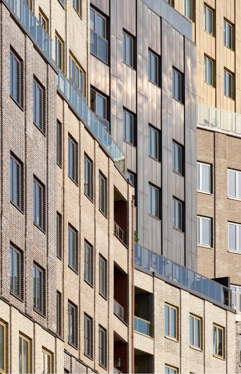 Bytový komplex Etaget ve Stockholmu, studio Kjellander Sjöberg