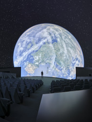 Pražské planetárium prošlo rekonstrukcí, dostalo při ní novou technologii pro zobrazování vesmíru. (Planetárium Planetum, collcoll)