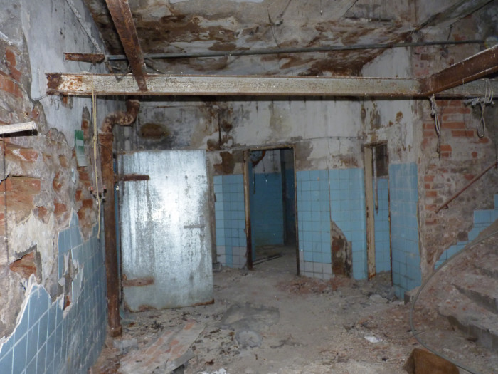 Bývalá Výrobna uzenin v Nuslích - původní stav