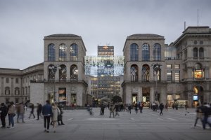 Návrh na rozšíření Muzea 20. století v historickém centru Milána