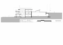 STUDIO GARDONI architectures, Fire and Rescue Centre, Chamonix, řez příčný – foto