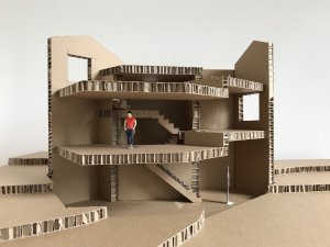Model (Rodinný dům nedaleko Olomouce, studio Malý Chmel)