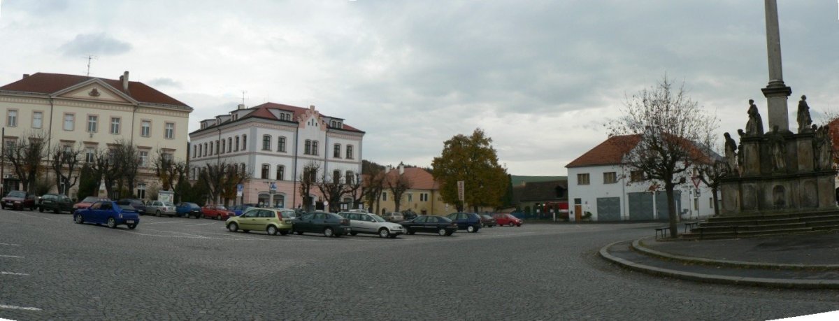 Revitalizace náměstí ve Stříbře, stav před rekonstrukcí, M&P Architekti