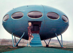 Futuro House v americkém Janesvillu v roce 1970.