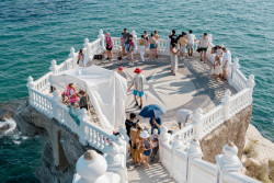 Nejatraktivnější místo Benidormu - vyhlídka na moře.