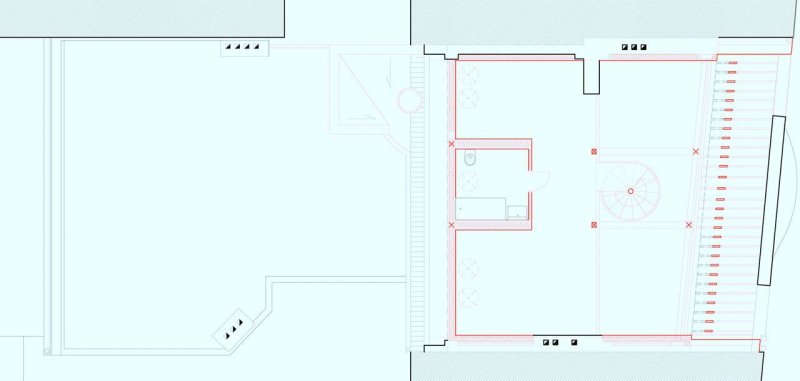 PLATFORMA ARCHITEKTI, Dům s loftem, 6. NP - foto