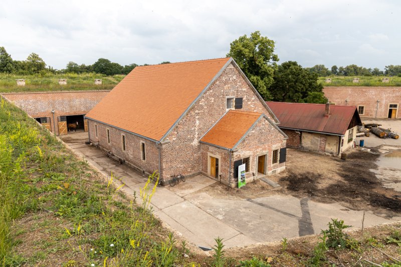 Oživení pevnosti Josefov, ateliér SVIŽN: IV. Bastion - muniční sklad po obnově