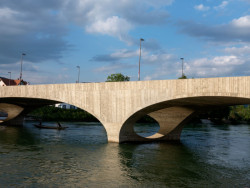 Pont Neuf v Aarau, Christ & Gantenbein: Na místě vedl už most z doby starověkého říma, tento nový nahradil konstrukci z konce 40. let