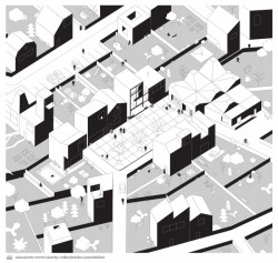 Šimon Marek, Martin Utíkal, Tobiáš Hrabec - Největší Rybník - axonometrie - foto