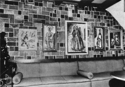 Pohovka od architekta Jana Vaňka ve vinohradské vile bratří Čapků, zdroj: Artplus