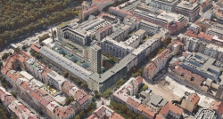 Bytový dům v Karlíně, vizualizace, Barbora Červeňová