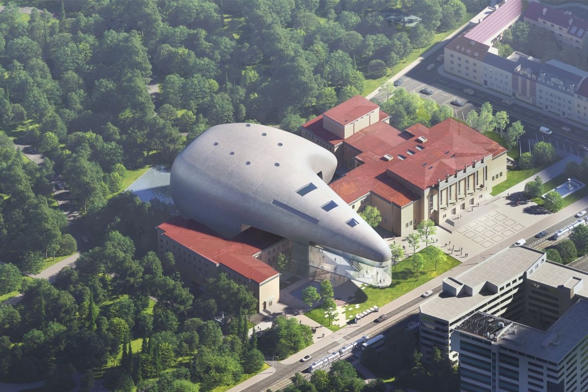 Vizualizace projektu - Ostrava, koncertní sál