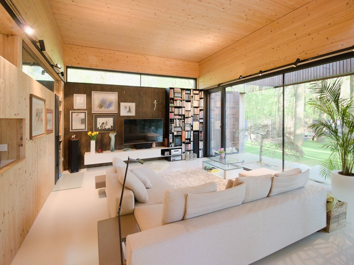 Rodinný dům při lese v Bratislavě-Rusovce, Molnár - Peráček