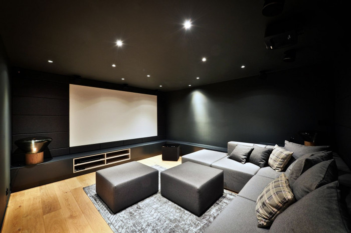 rekonstrukce vily Hanspaulka - tv room, Veronika Pánková, foto