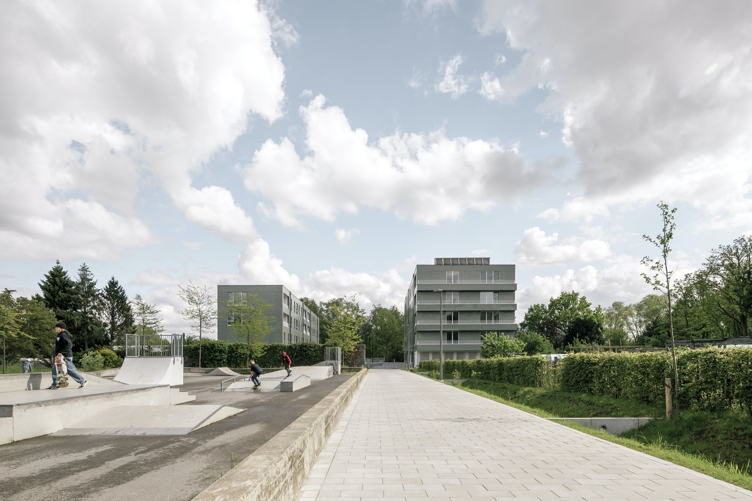 Bytový soubor od studia b-architecten v Belgii