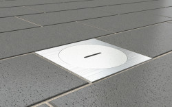 Venkovní podzemní zásuvky se dodávají také ve variantách čtverec.