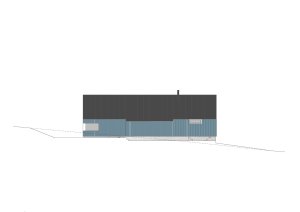 Chata v Jizerských horách, Markéta Cajthamlová, Architektonická projekční kancelář: Pohled severní