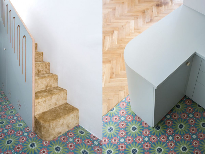 Rekonstrukce činžovního bytu s pavlačí, No Architects