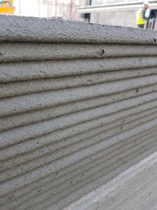 Speciální beton pro 3D tisk betonových staveb. Vyvinul ho výzkumný tým společnosti Heidelberg Materials