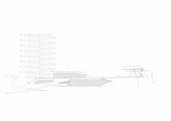 Zázemí rekreačního areálu Bachledka, Compass architekti, pohled jihozápad