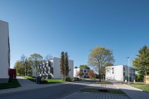 Městské bytové domy v Plzni, Projectstudio8: Trojpodlažní bytovky se nacházejí v jihozápadní části města okolo ulic Línská a Kreuzmannova ...